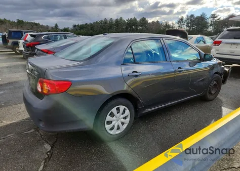 2010 Toyota Corolla Base from USA, damaged, VIN 2T1BU4EE3AC373582